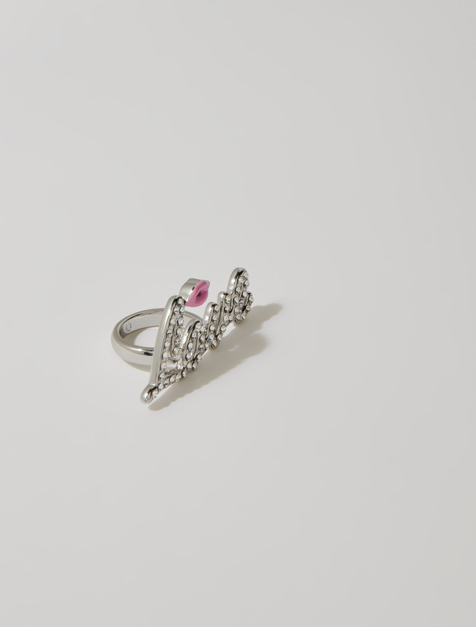 Rhinestone Love ring