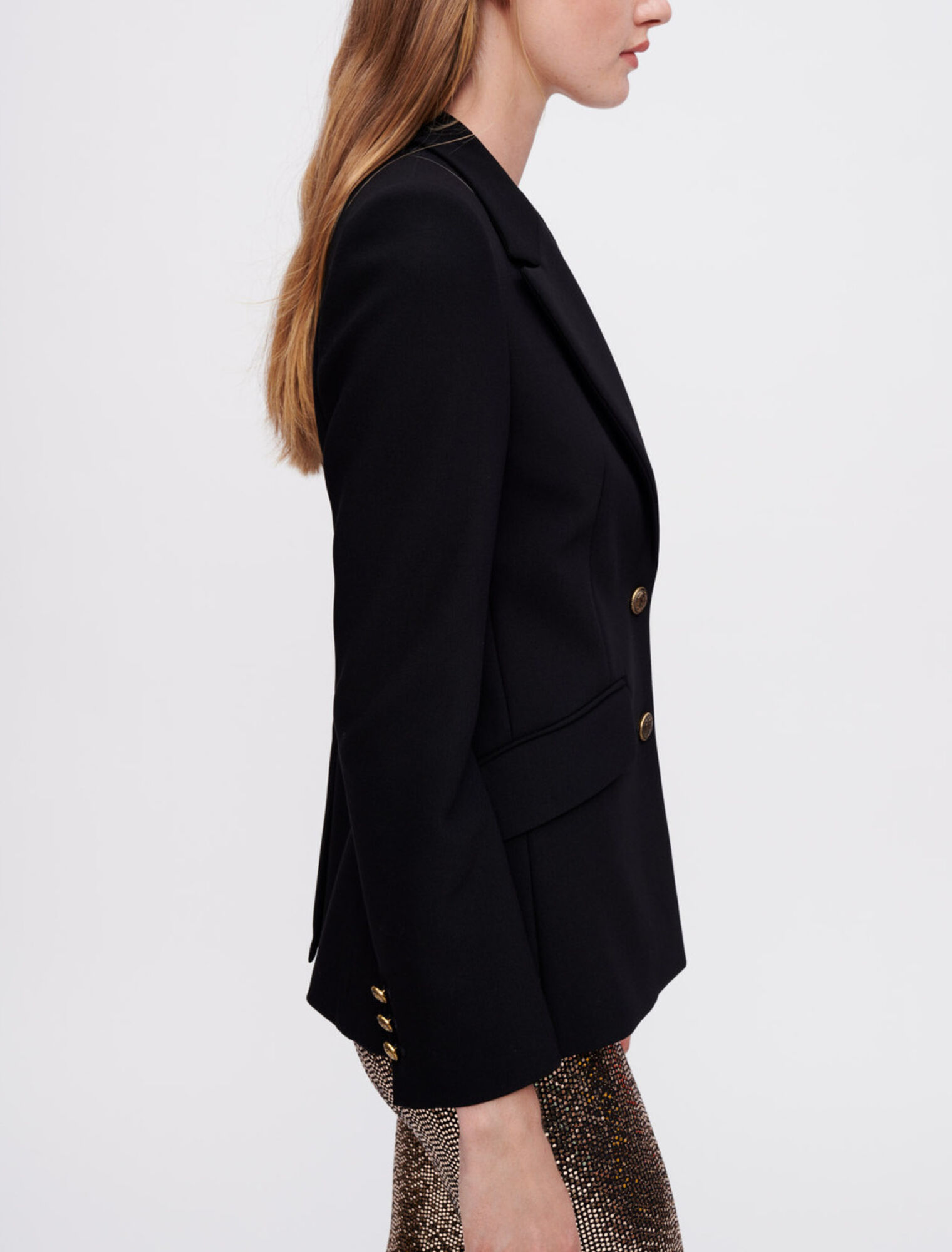 Fitted suit jacket 