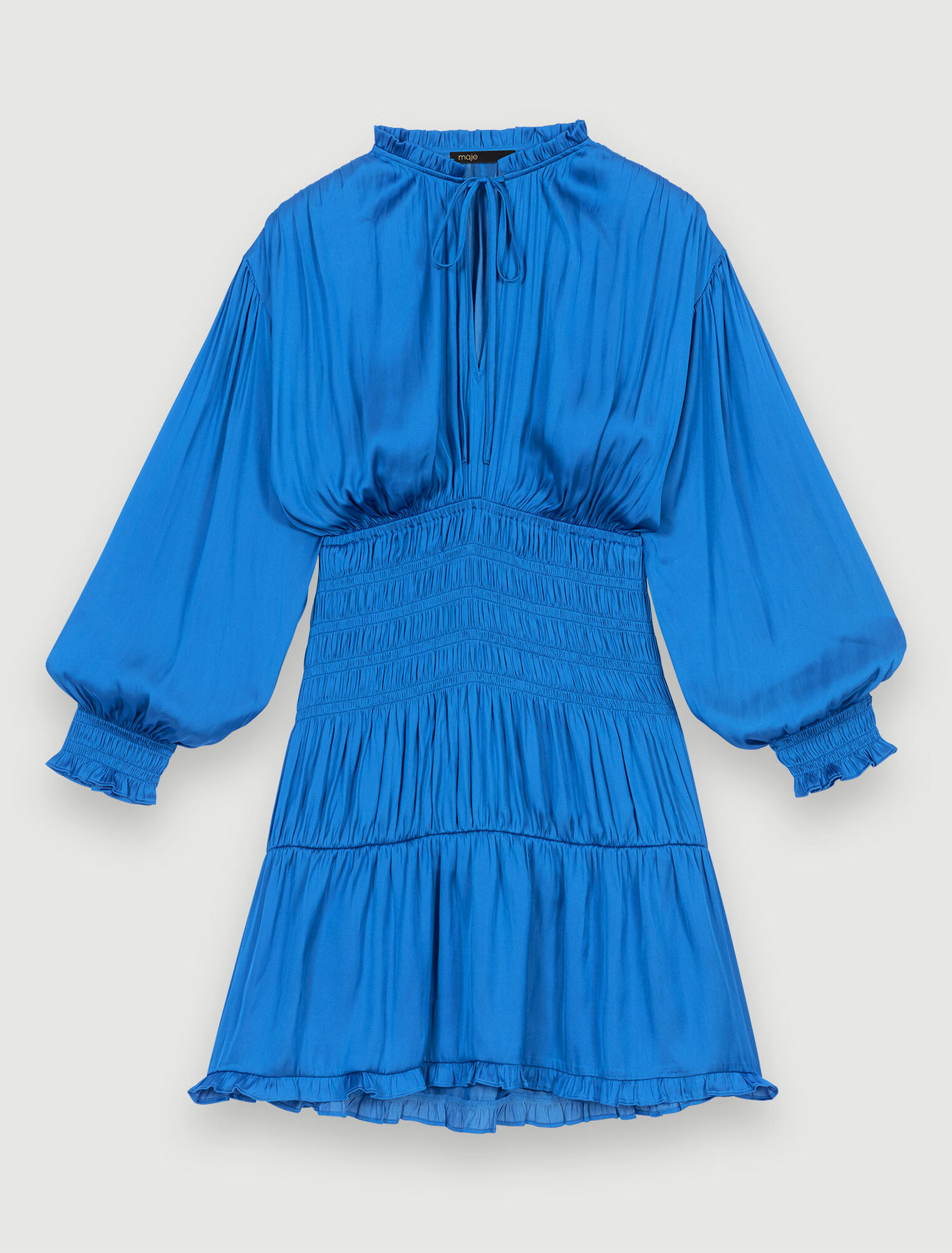Blue smocked dress