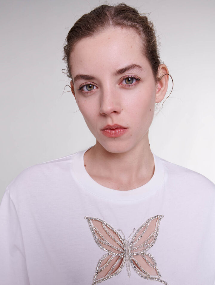 Rhinestone T-shirt