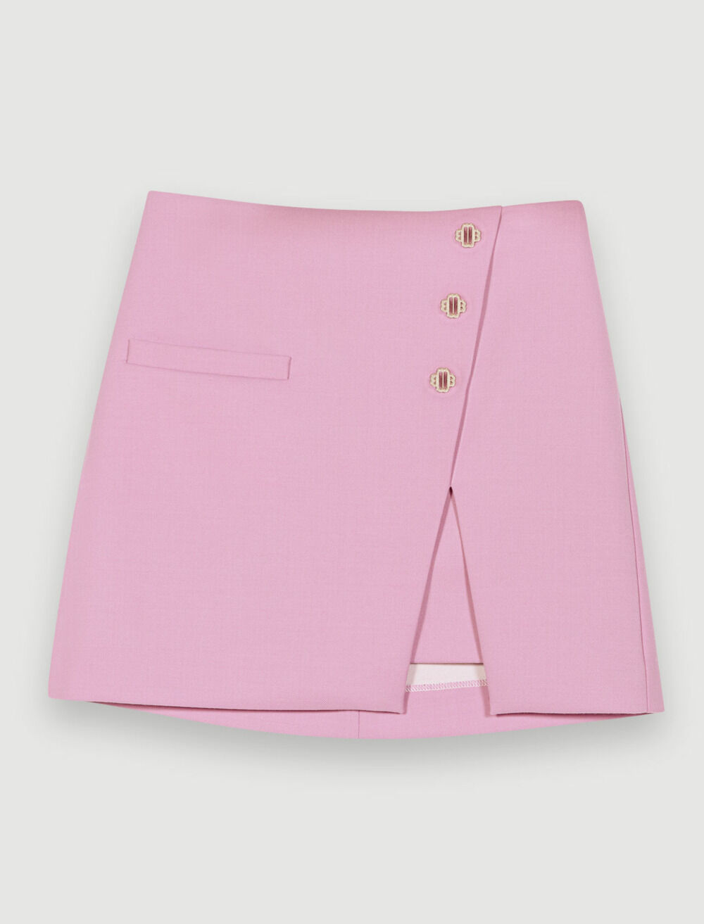 半額以下で買えるクーポン特集 Short Maje | Women For Purple buttons with skirt その他