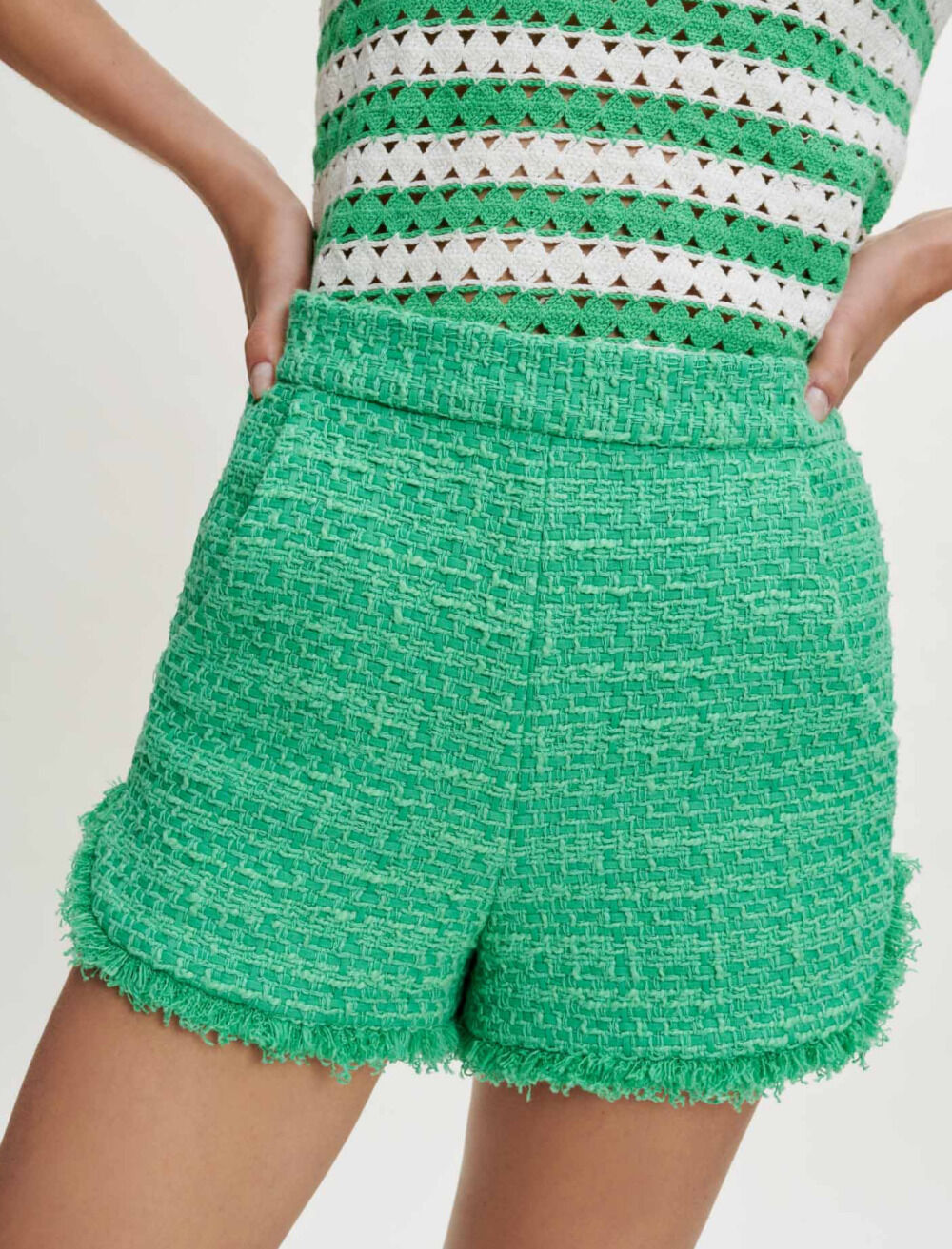 Tweed shorts