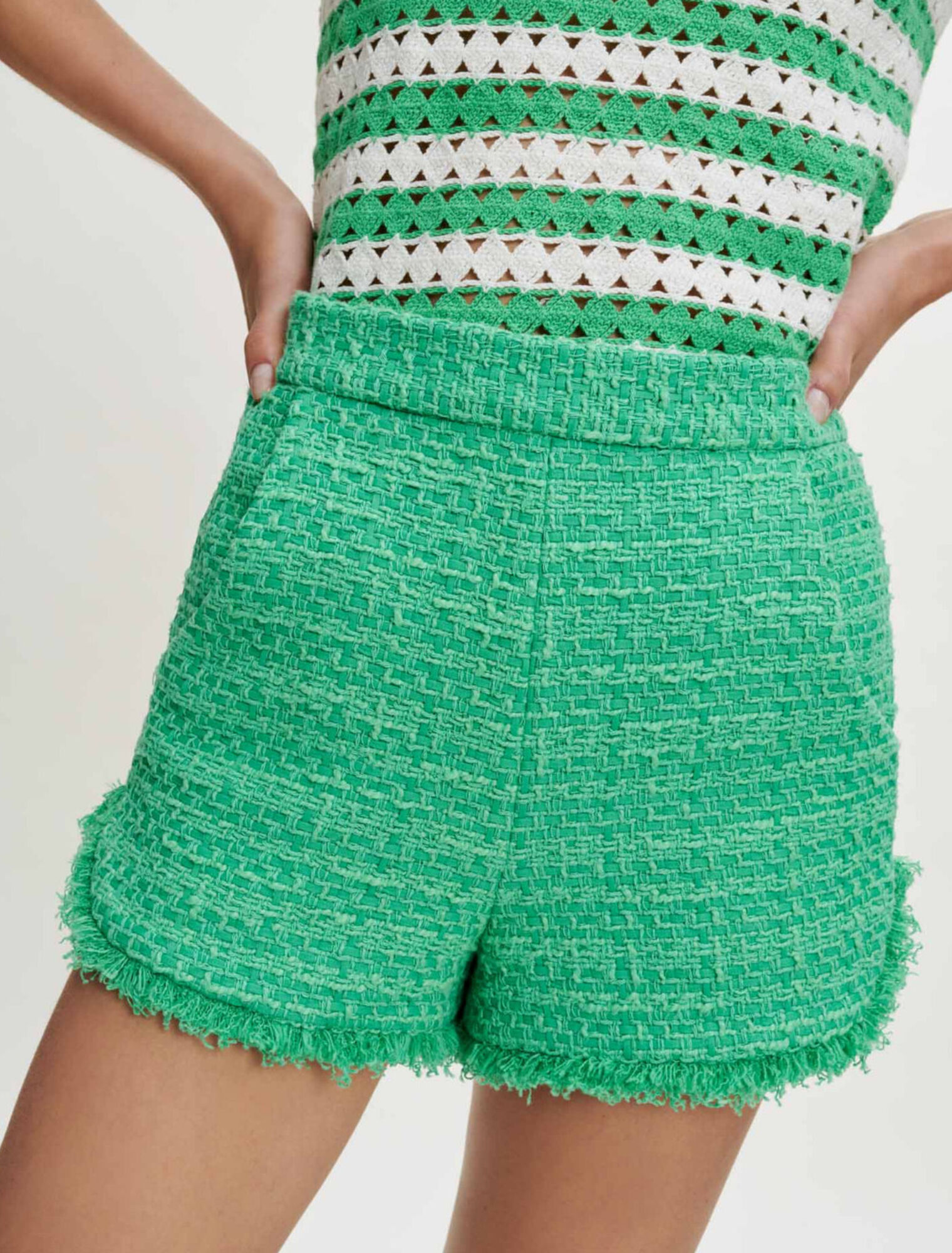 Tweed shorts