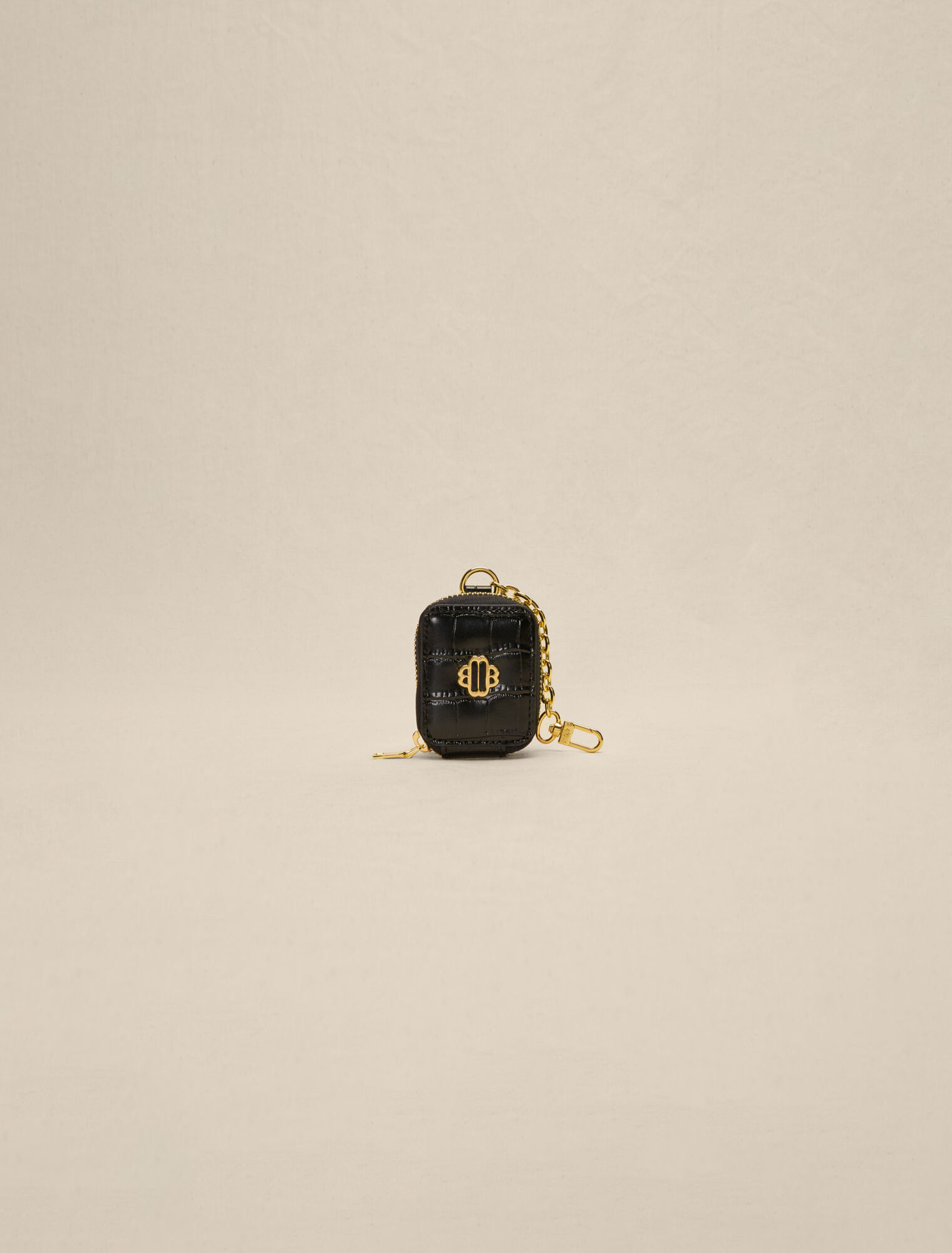 Embossed leather purse