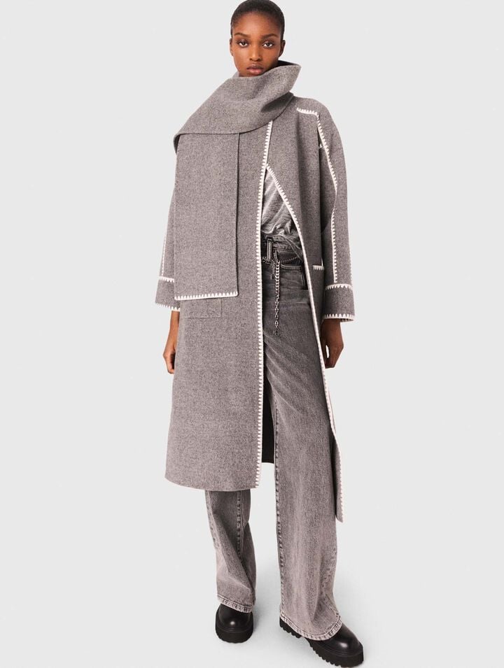 Long double-faced coat
