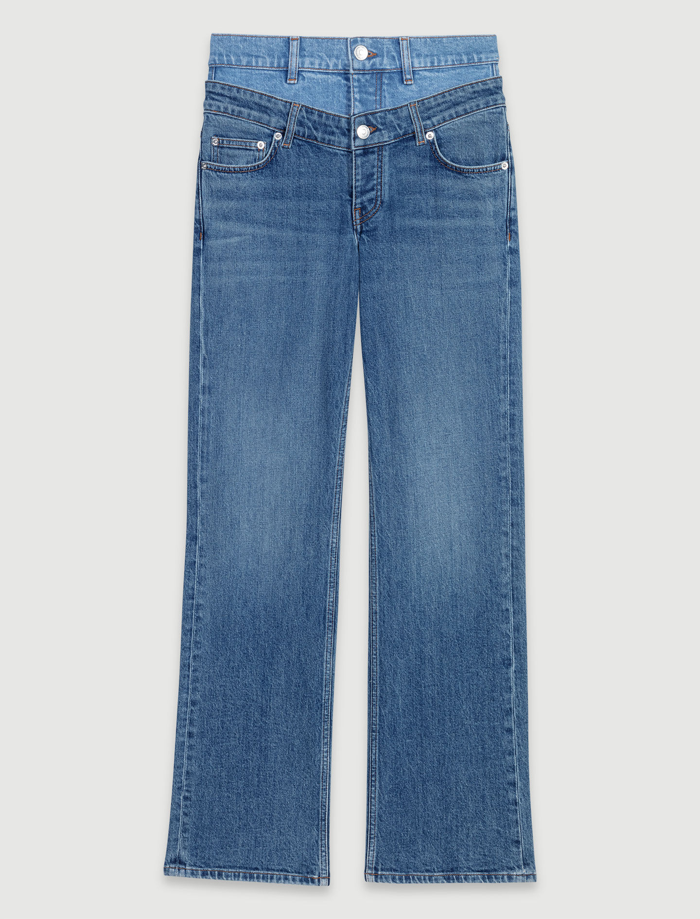 口豪奢 For Blue jeans waistband Double Women Maje | 靴