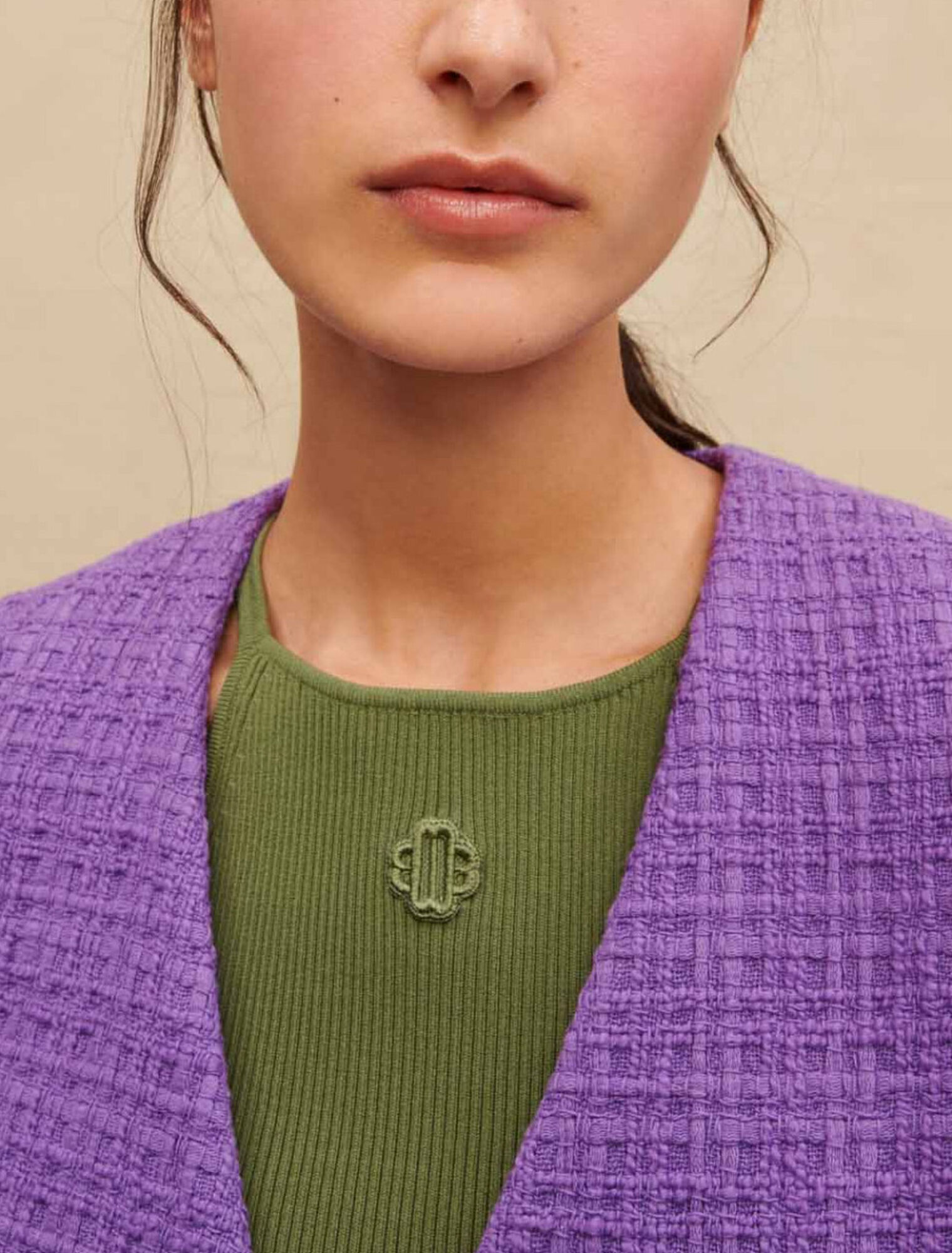 Short tweed jacket