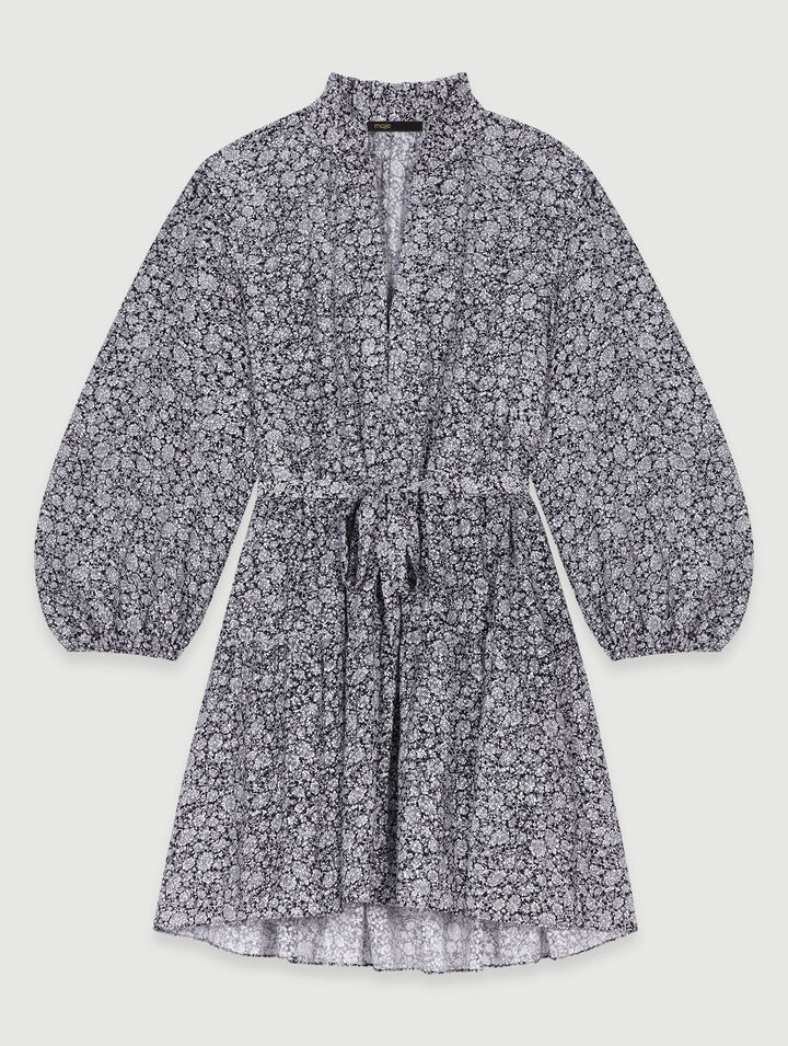 Short patterned dress