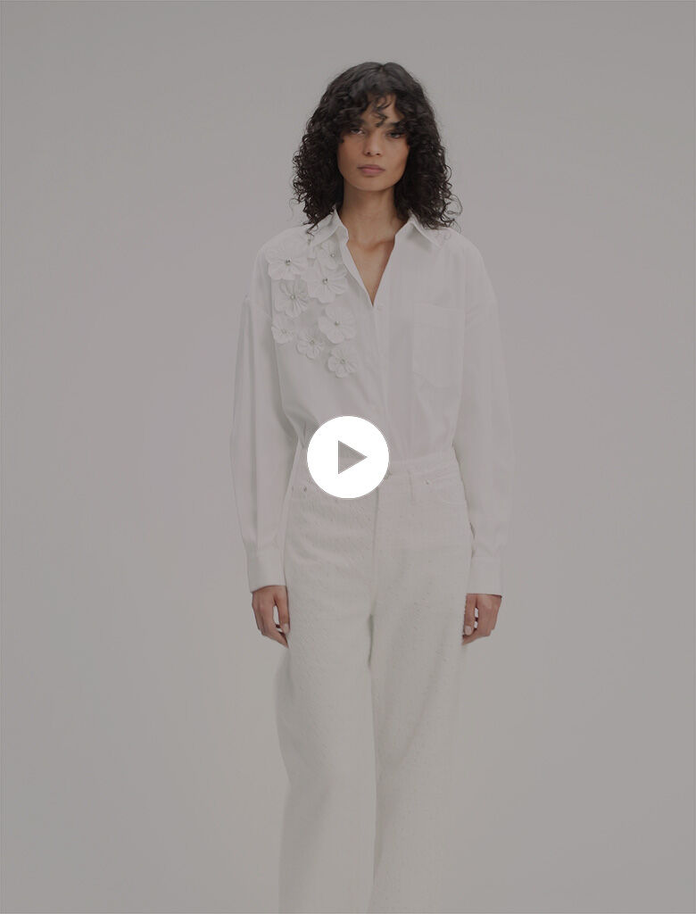 Long sleeve blouse White For Women | Maje