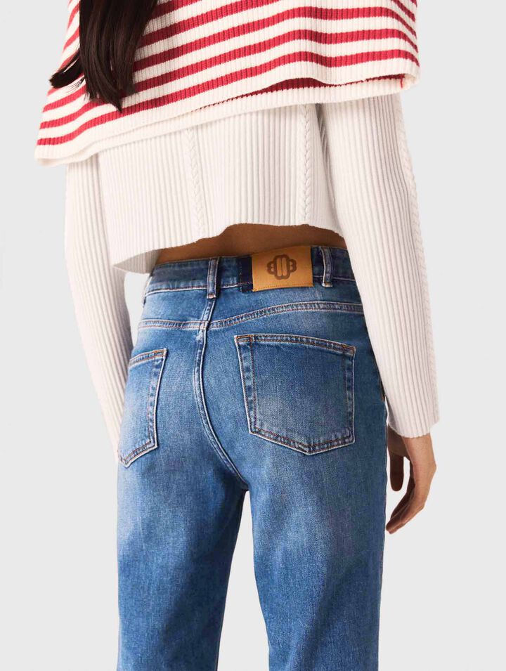 Straight-cut jeans