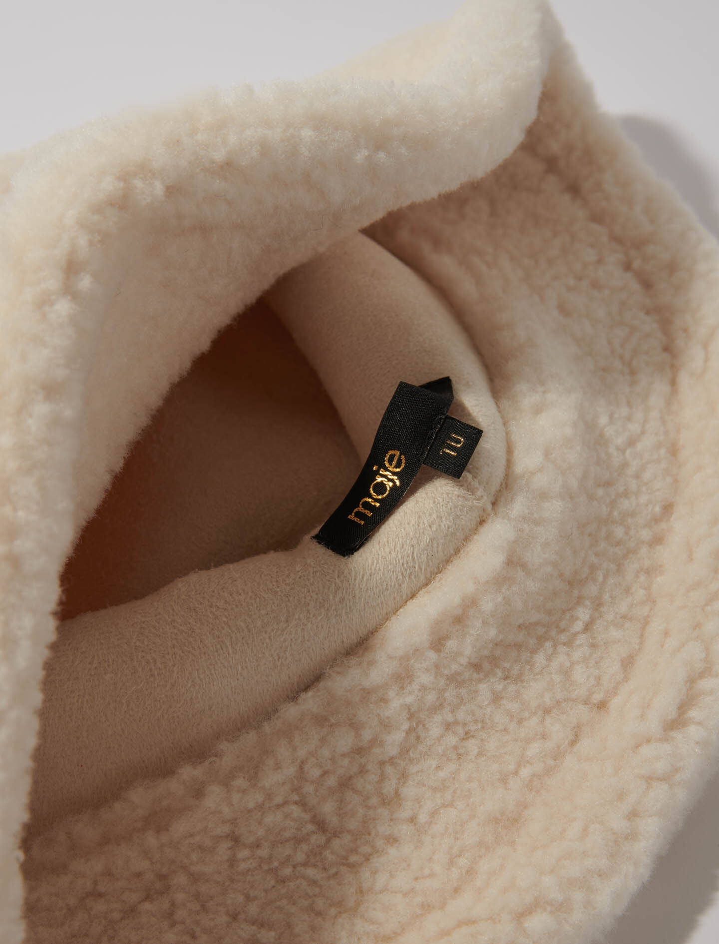 新作グッ bucket fur Faux hat Maje | Women For White 帽子