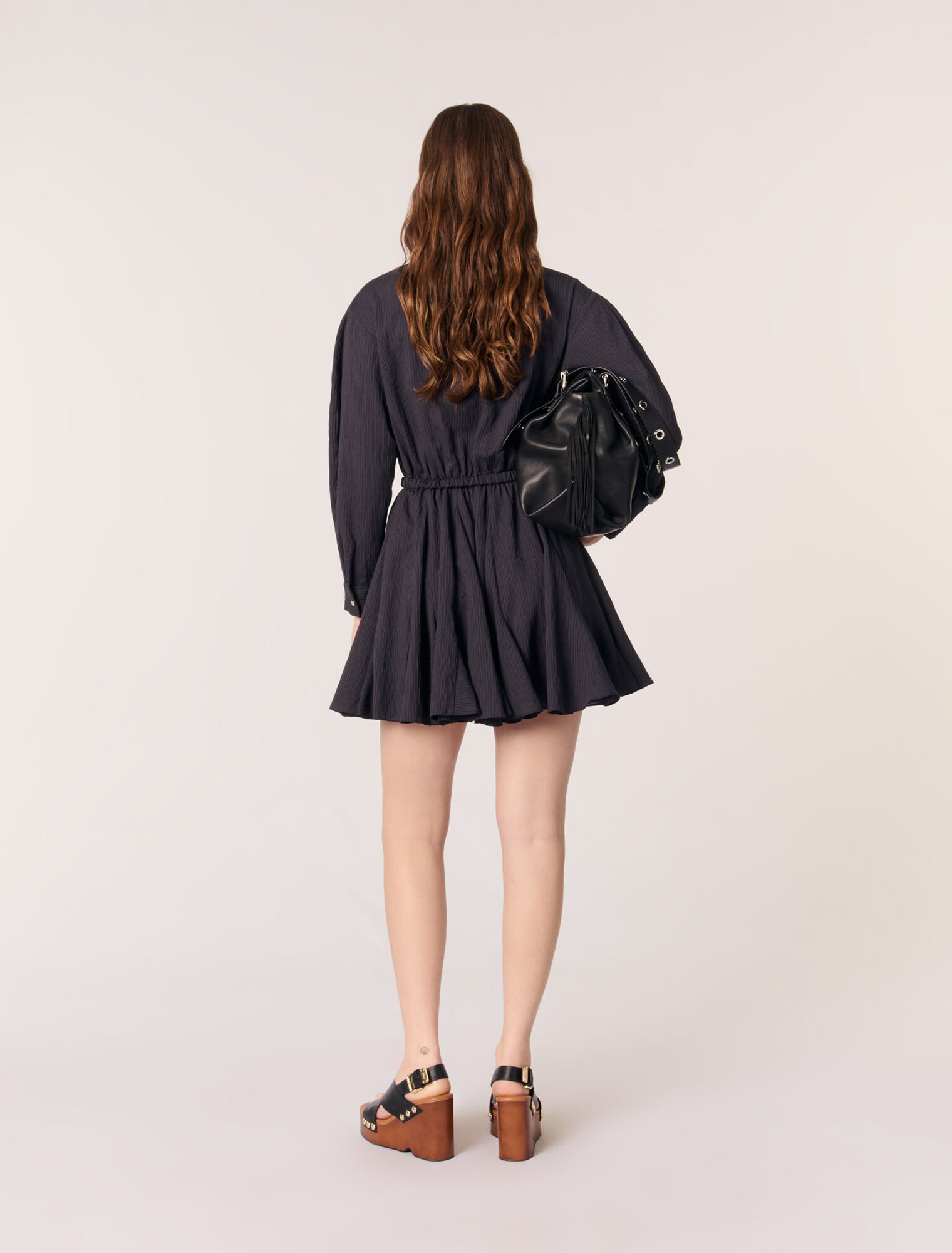 Mini crepe dress