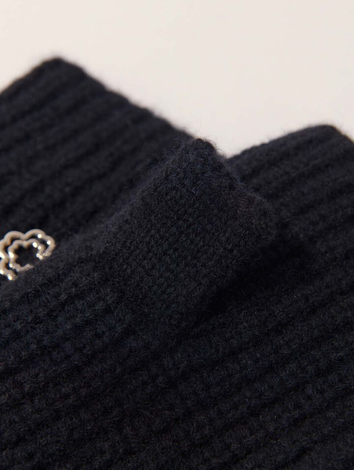 Wool and cashmere mittens