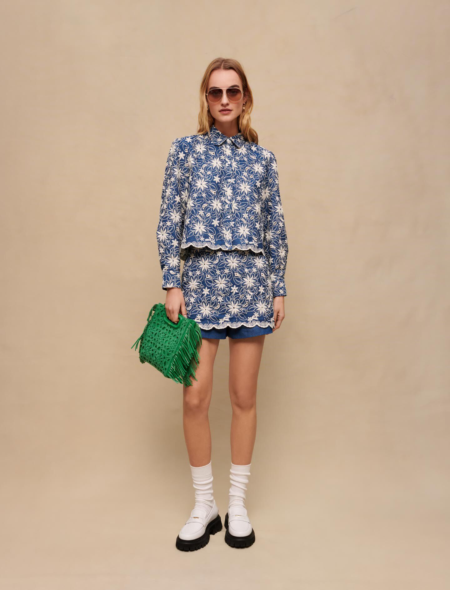 Maje cropped jacket on sale