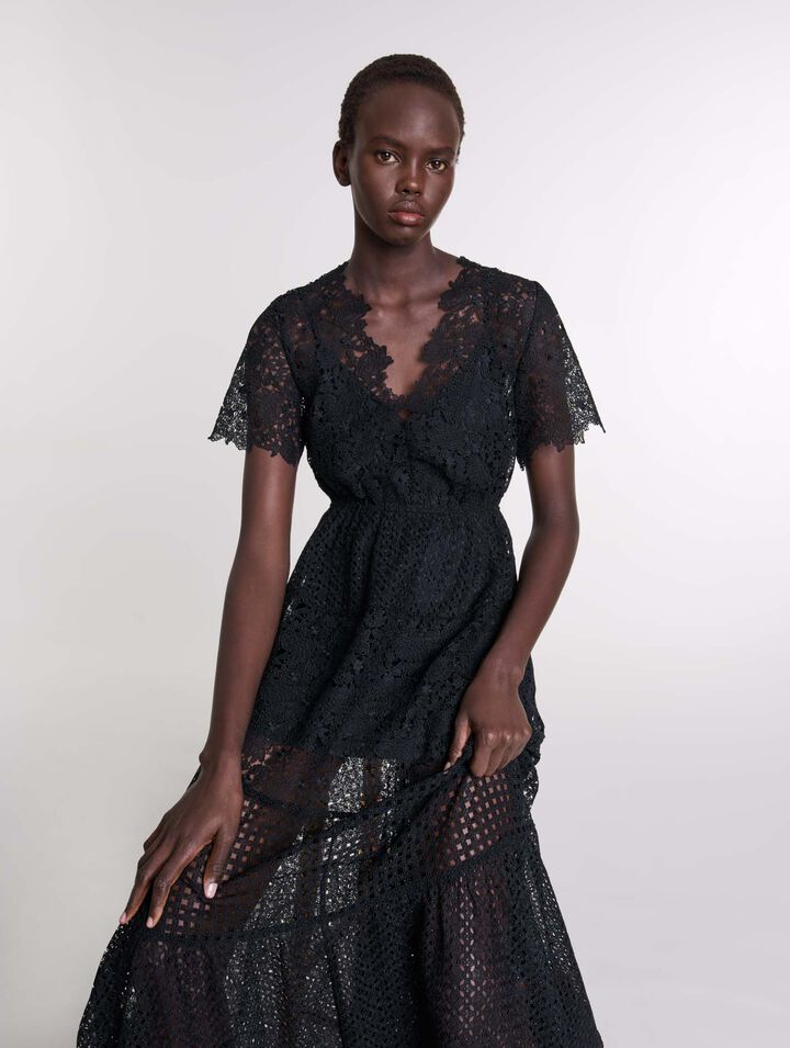 Lace maxi dress