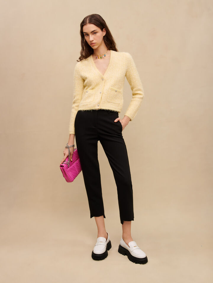 Straight suit trousers