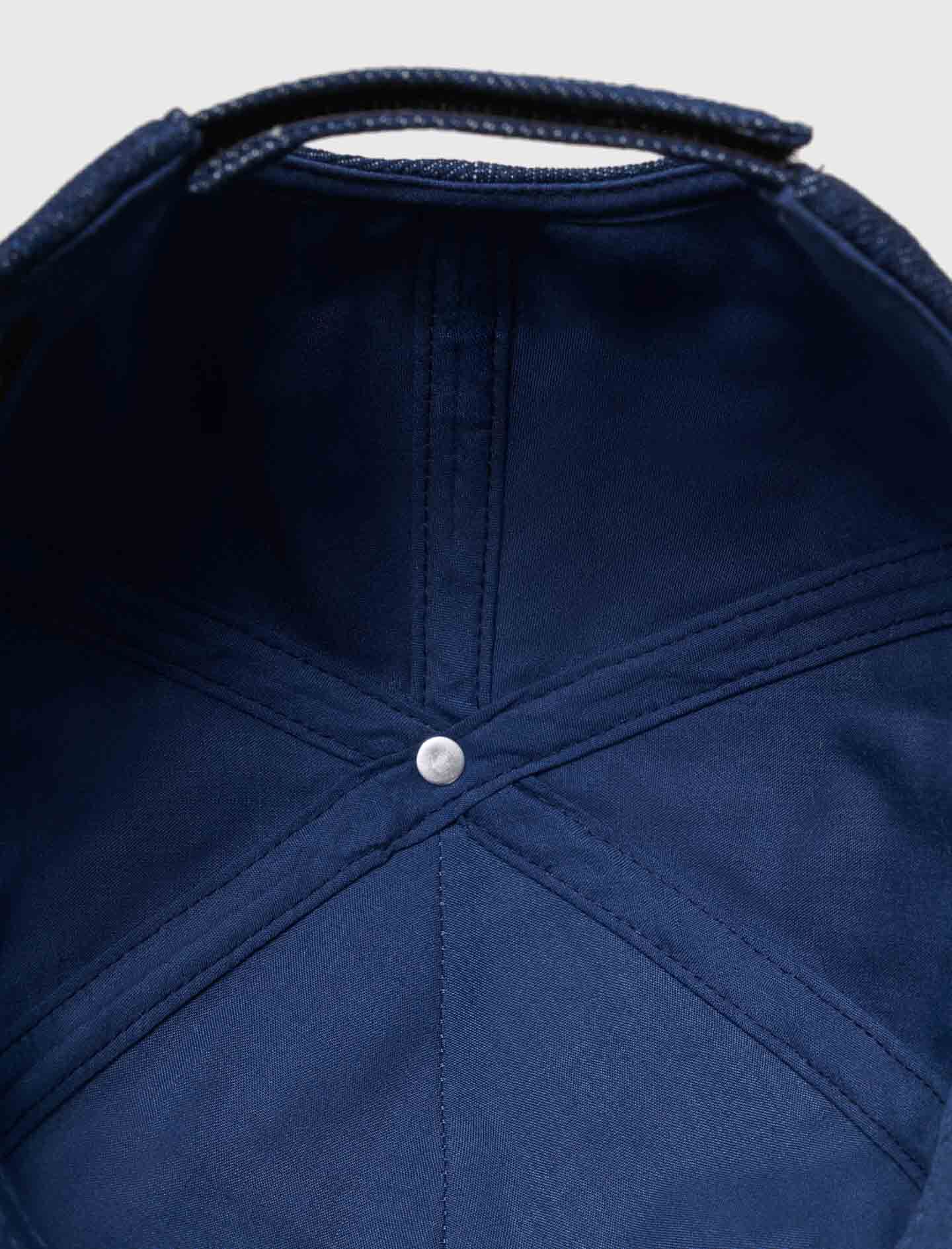 Raw denim cap with logo Blue For Women | Maje