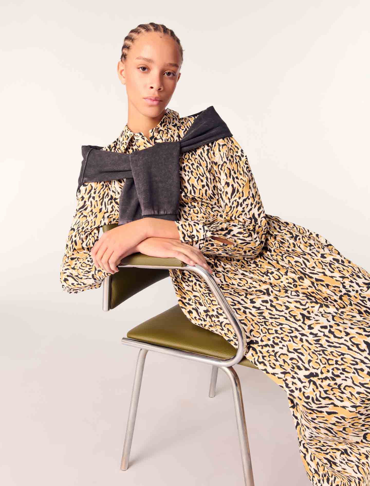 パーティードレス Graphic-print Midi Dress Elisa Vine Embroidered Lace Dress – Dress the Population