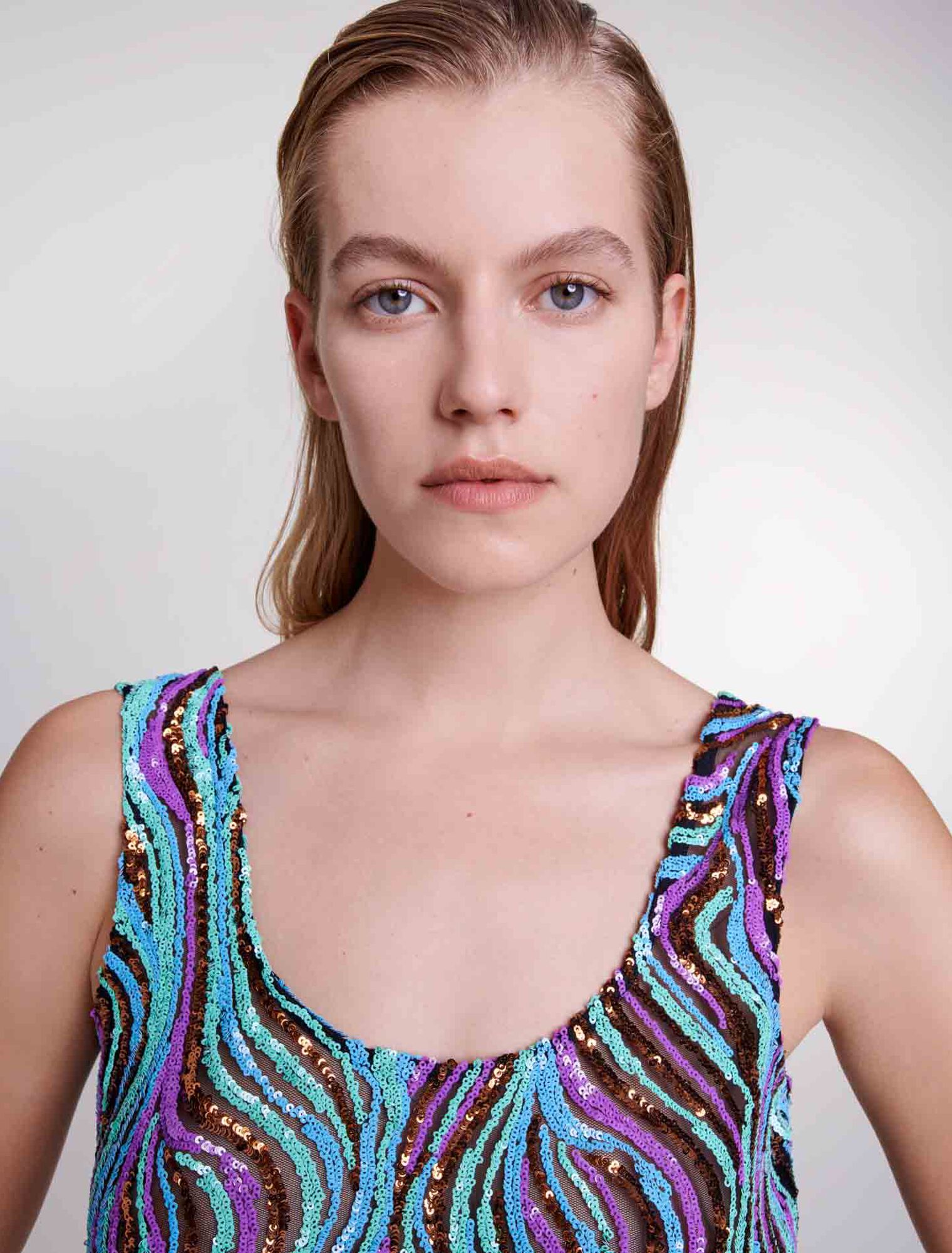 Sequinned top