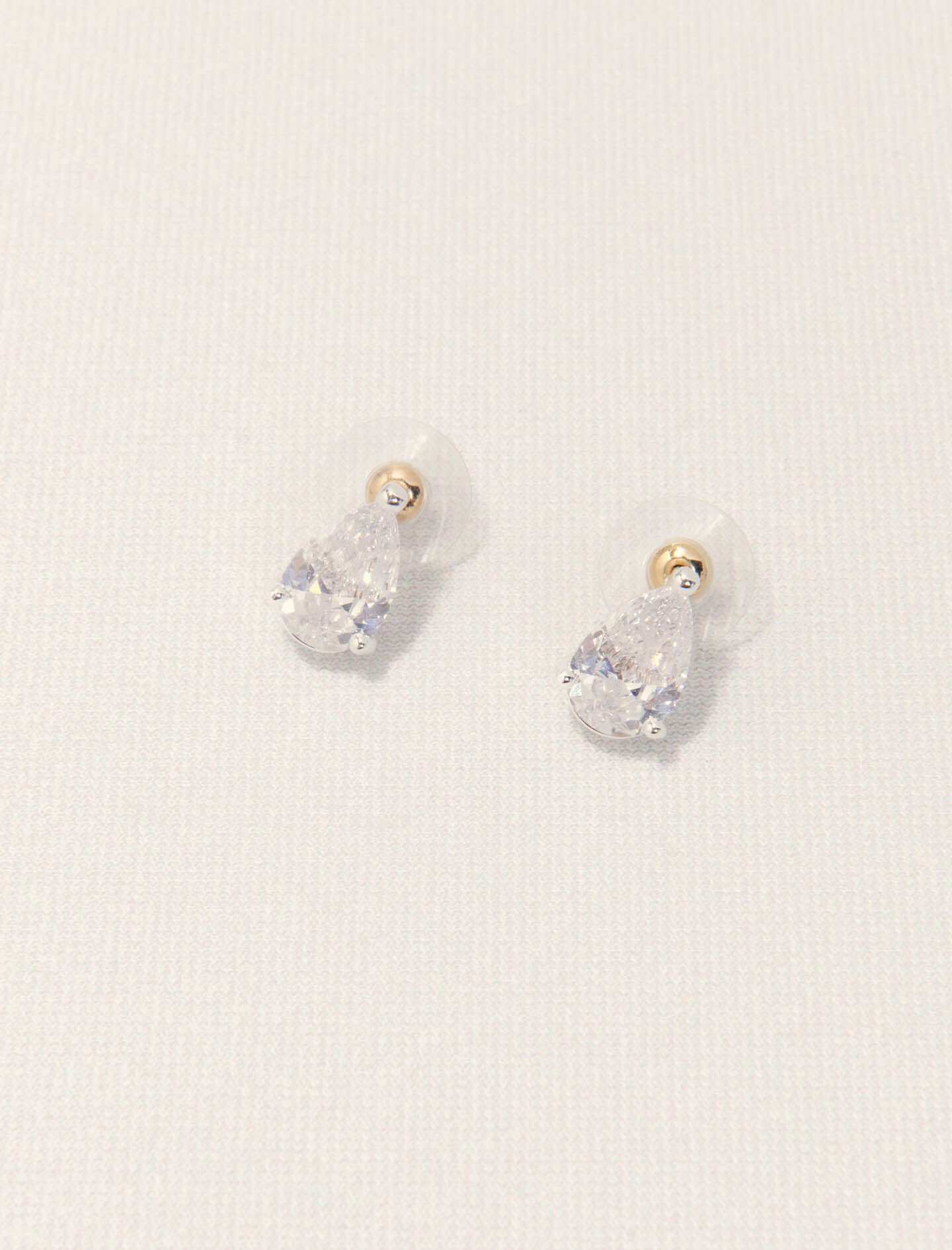 Small rhinestone earrings Black / Gray For Women | Maje