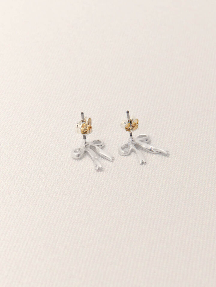 Small bow earrings