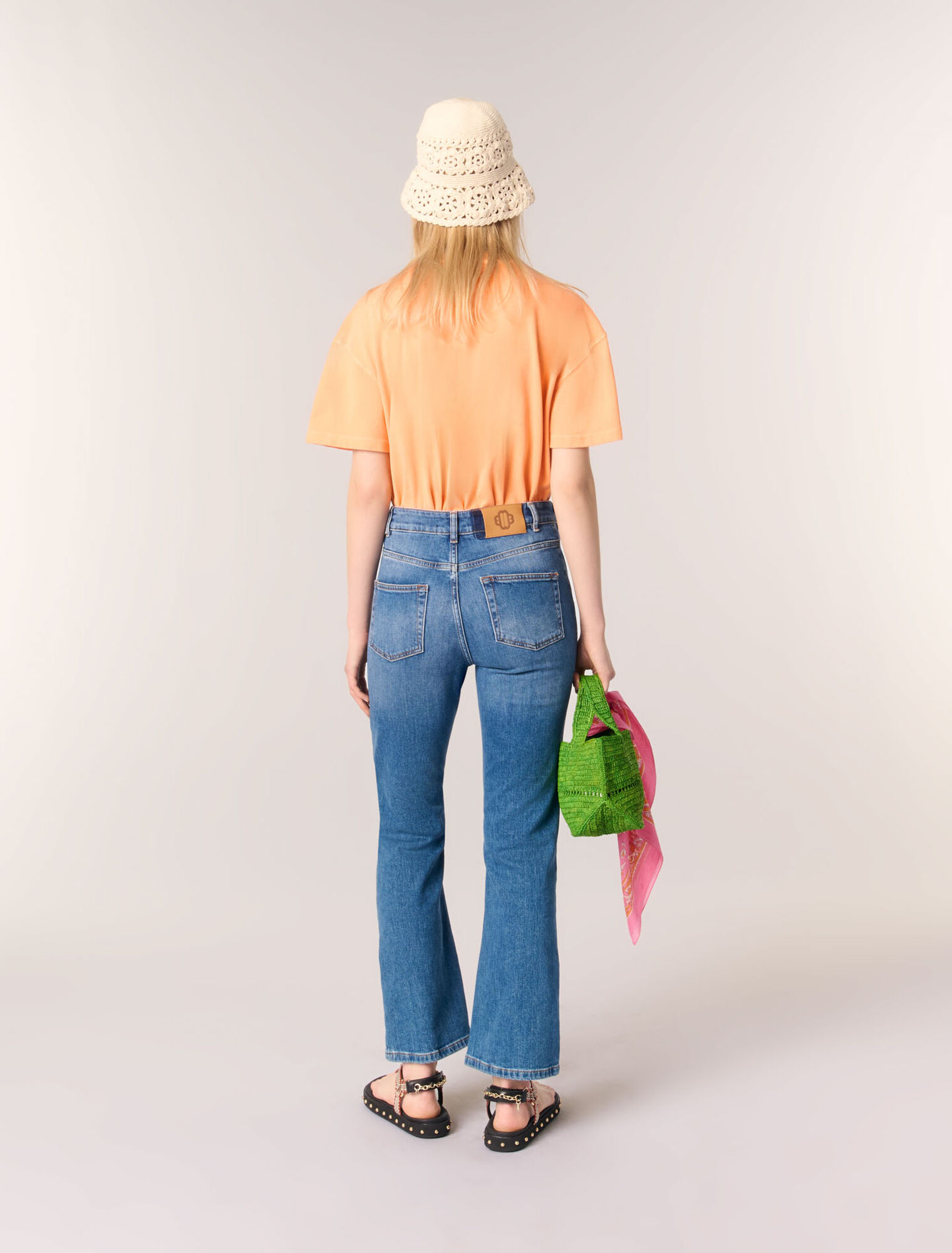 Jeans with button fly