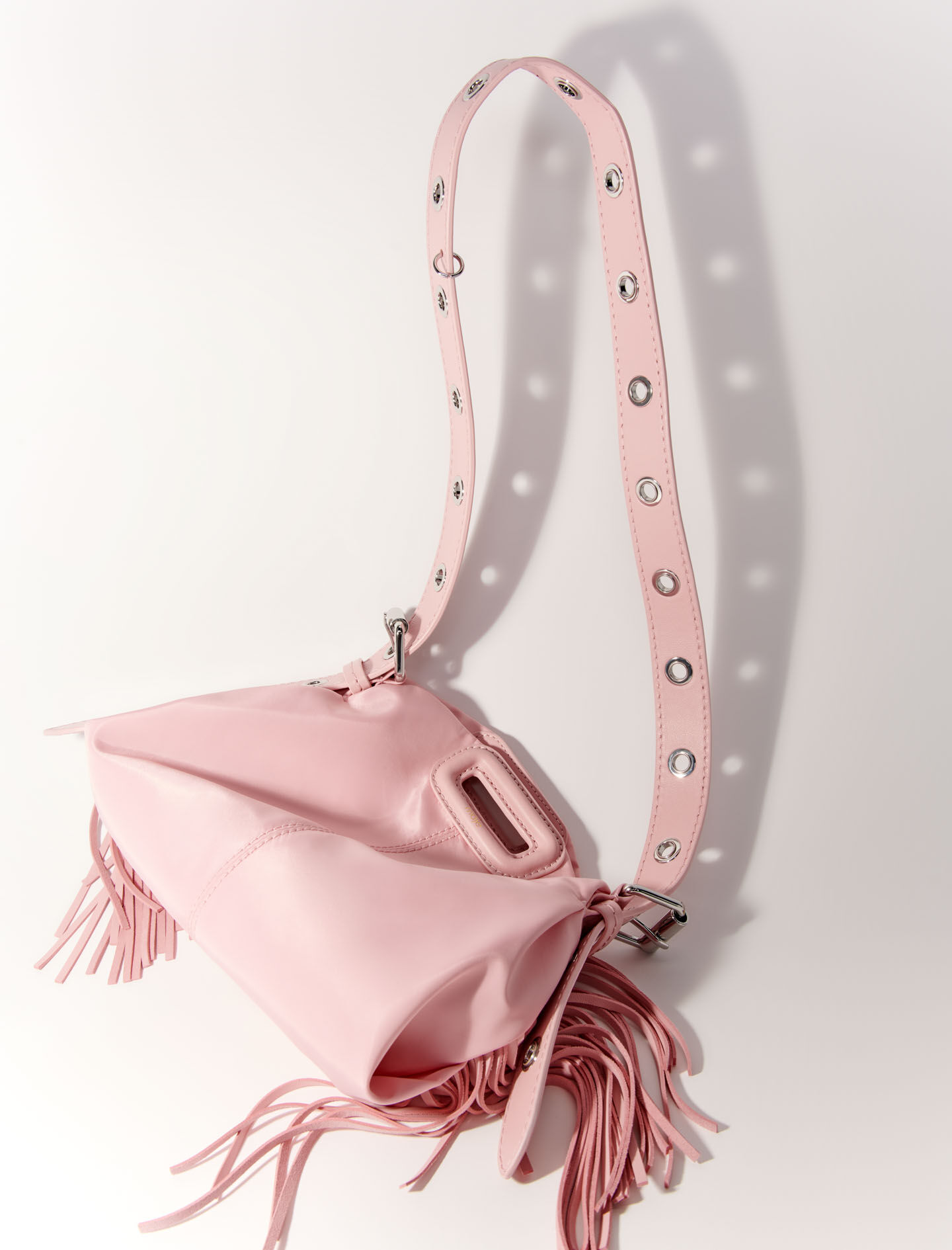 Soft mini Miss M bag Pink For Women | Maje