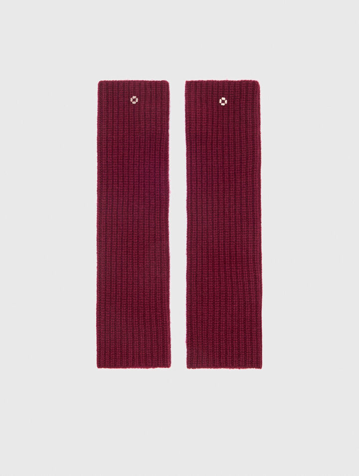 Wool and cashmere mittens