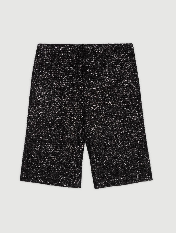 Glittery cycling shorts