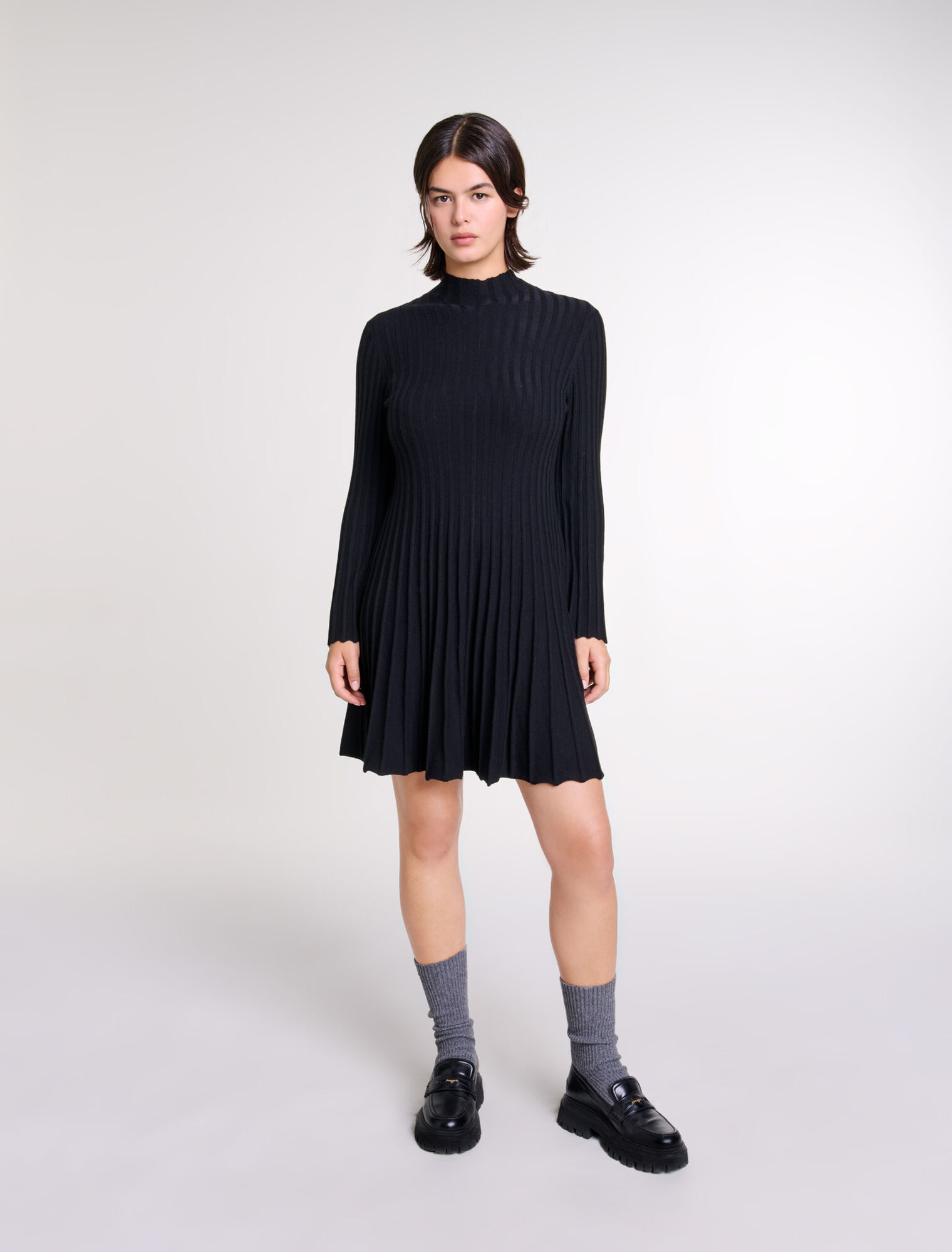Short knit dress