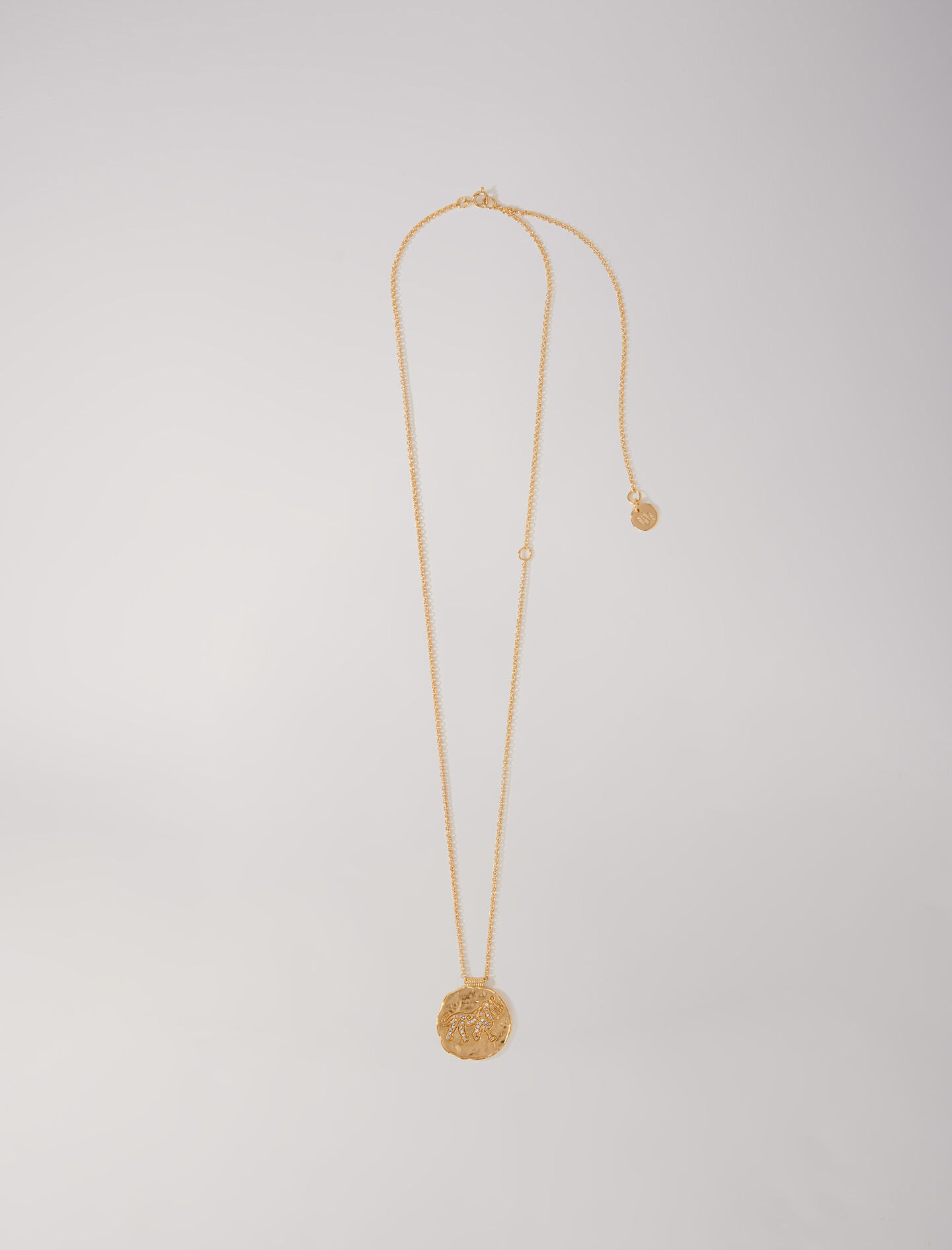 Maje initial pendant necklace deals