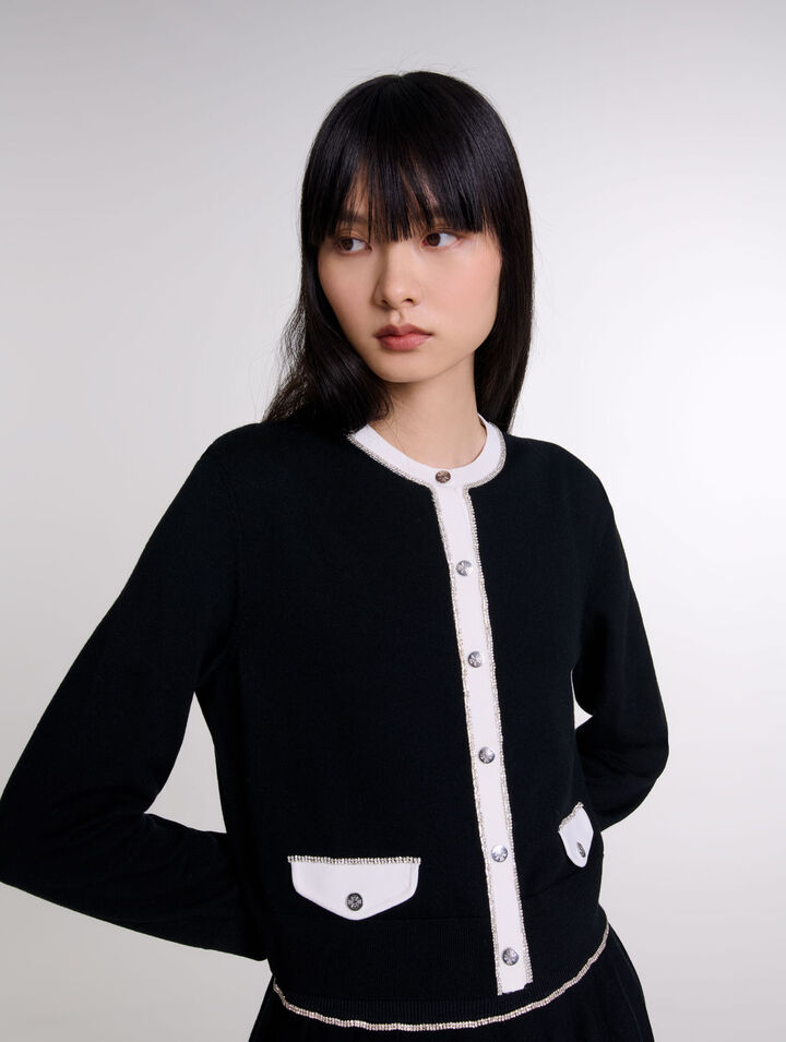 Rhinestone cardigan