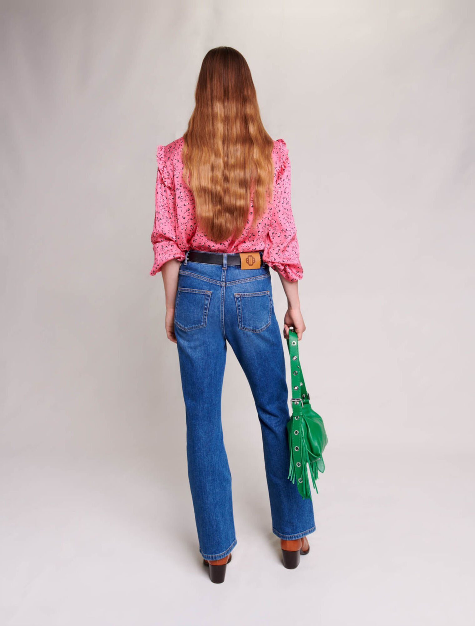 Flower print blouse