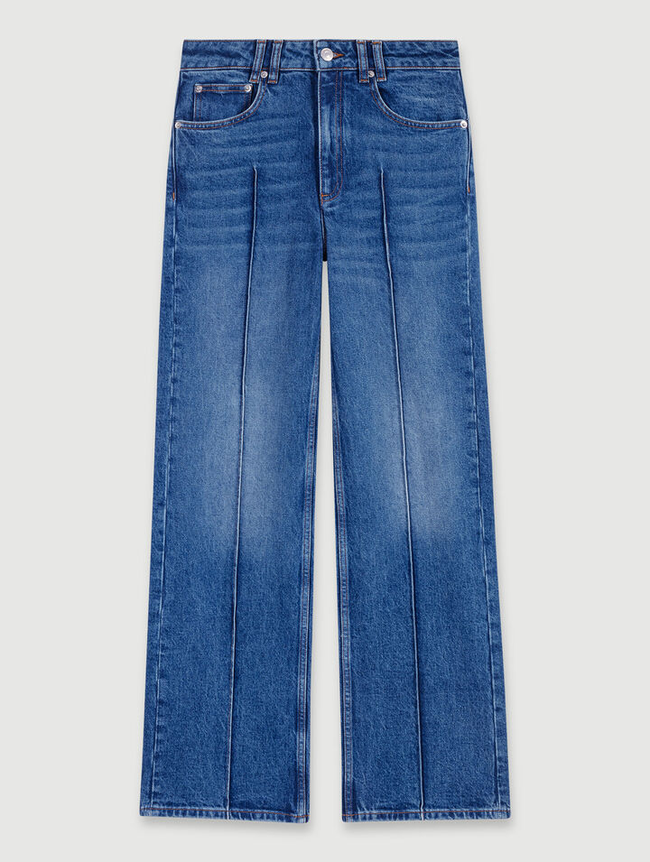 Straight-leg jeans