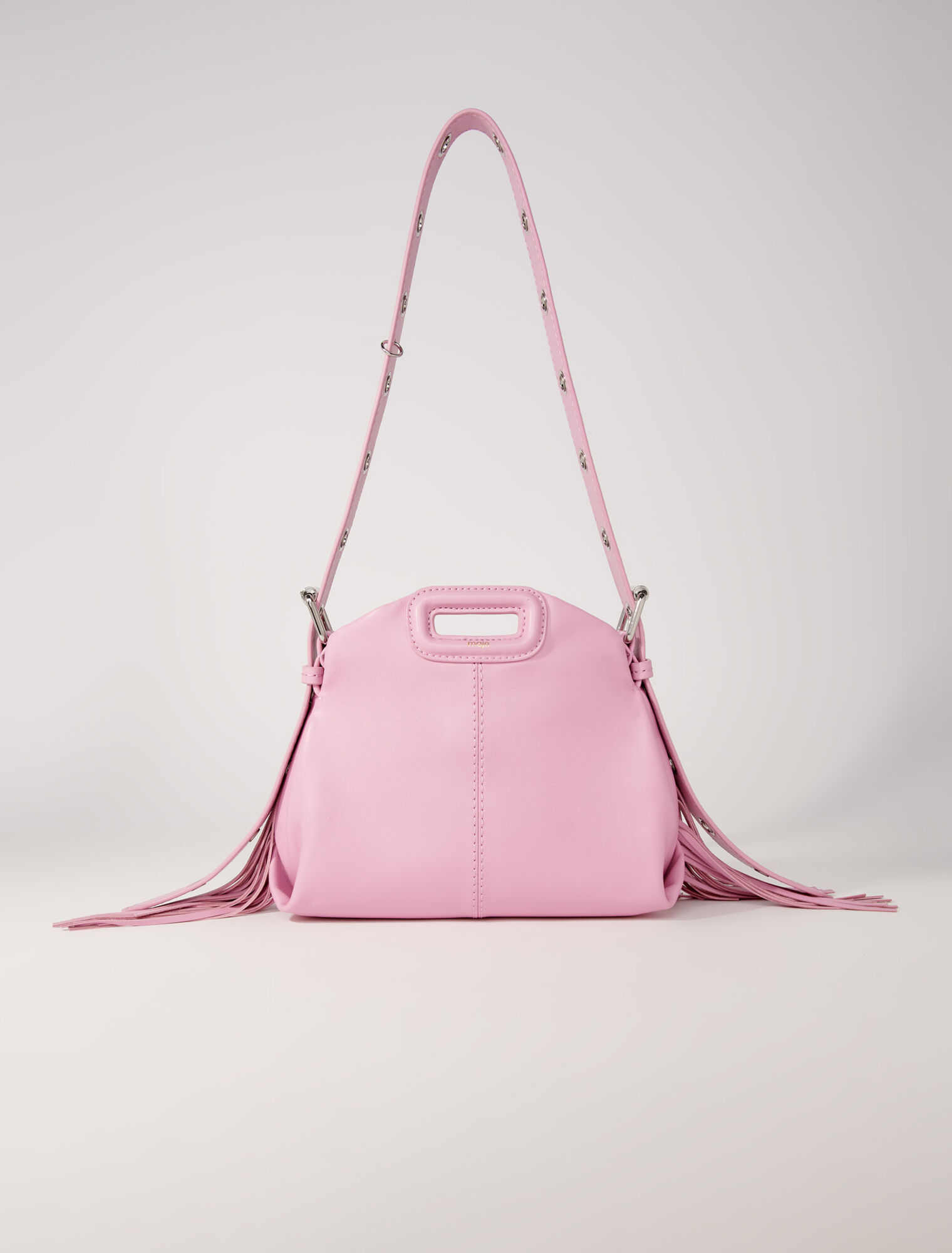Plain leather mini Miss M bag