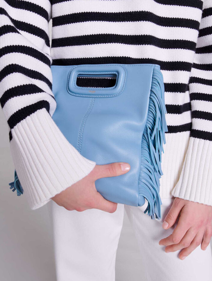 Breton jumper with zip collar