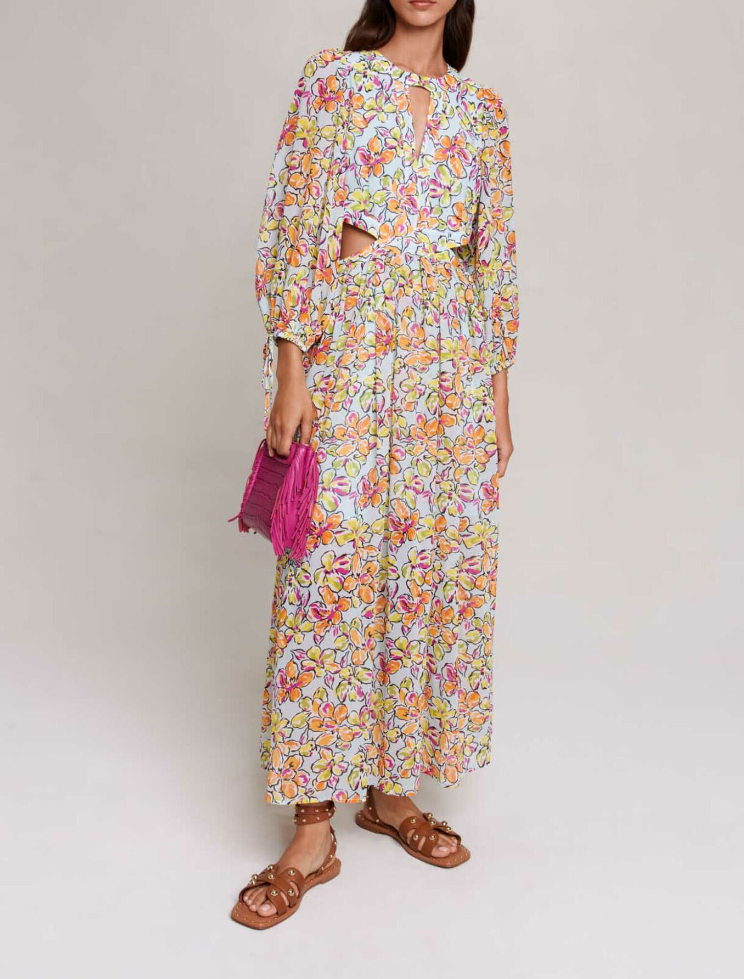 Printed maxi dress