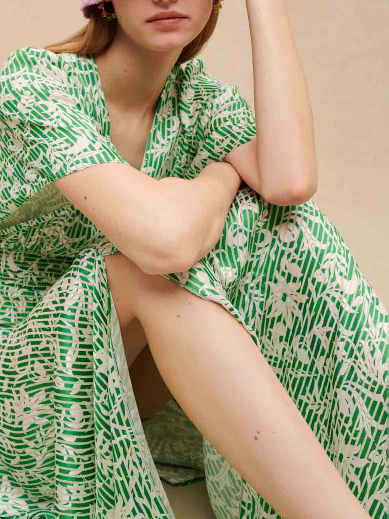 Long asymmetric dress