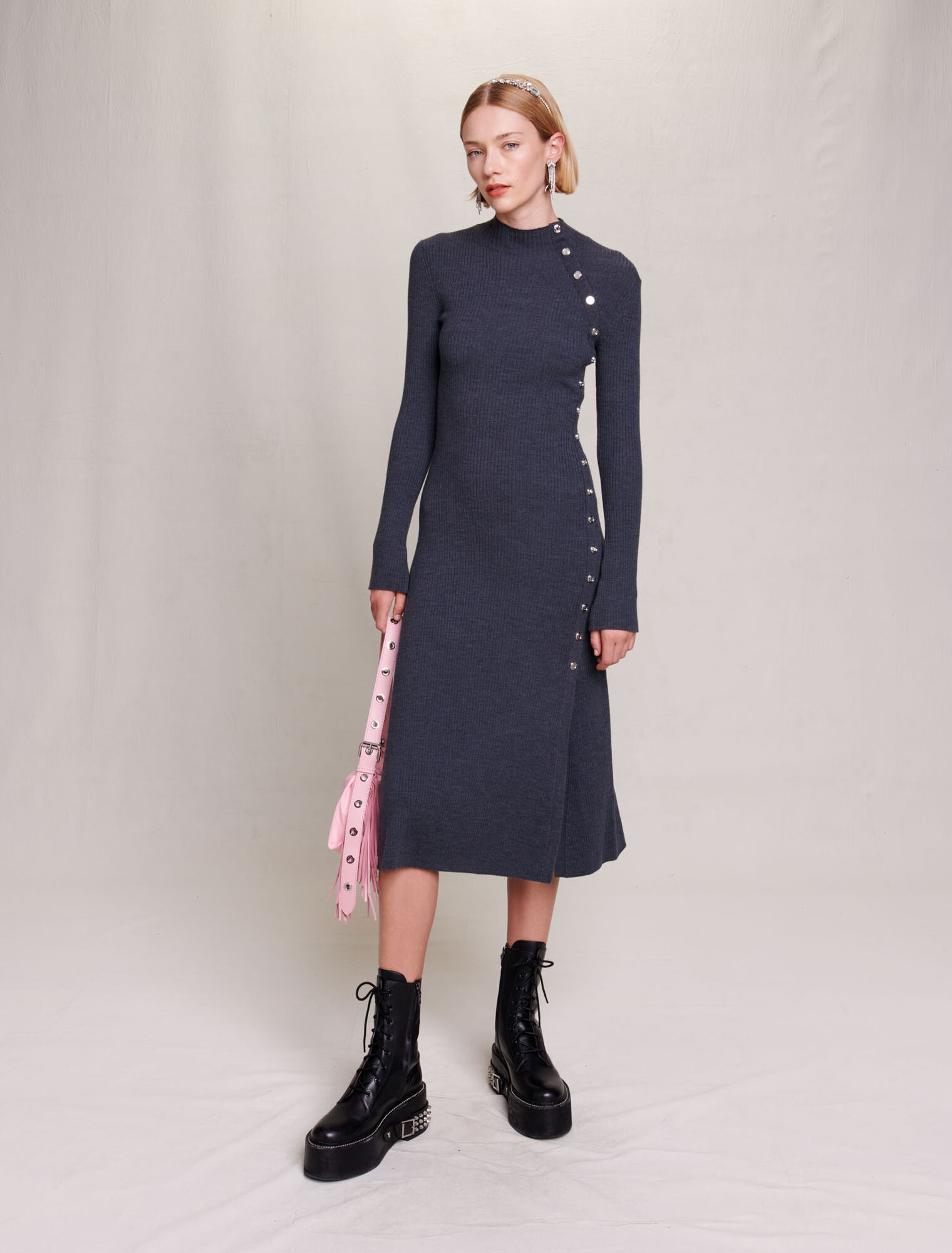 Knit maxi dress