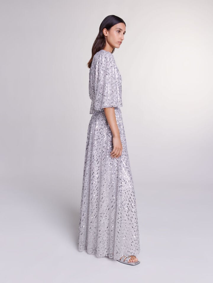 Sequin maxi dress