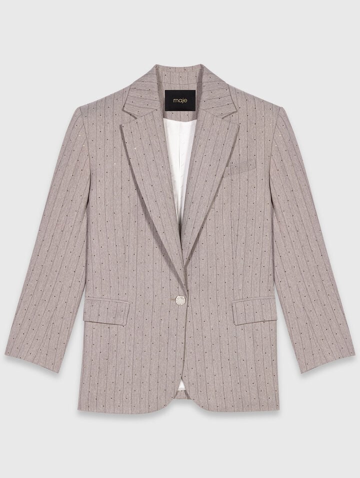 Rhinestone suit jacket