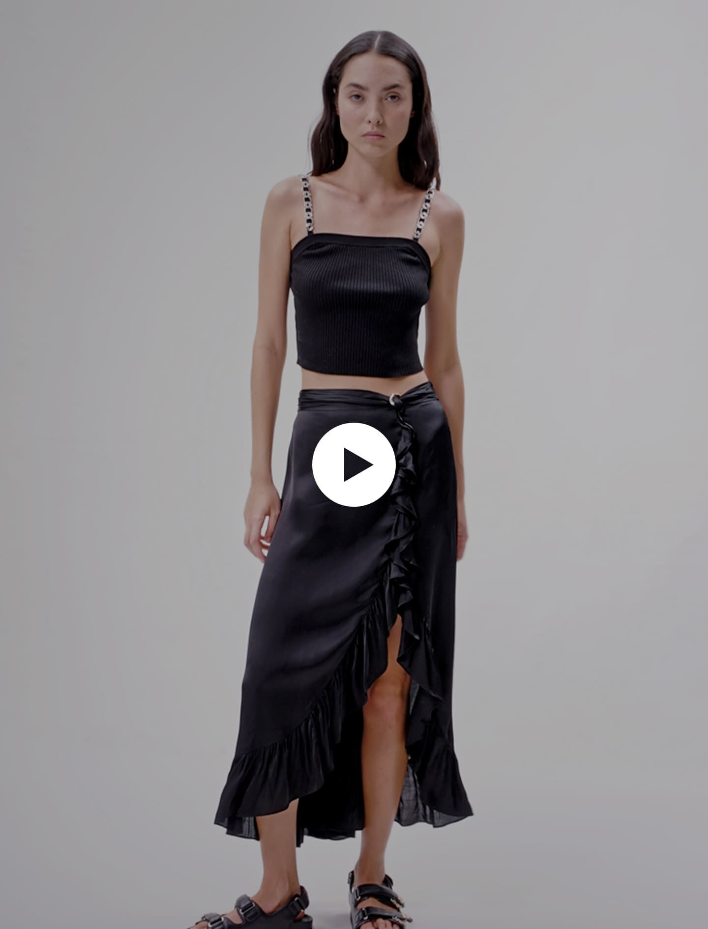 スリットチュールスカート Slit Tulle Skirt | FICTION TOKYO O