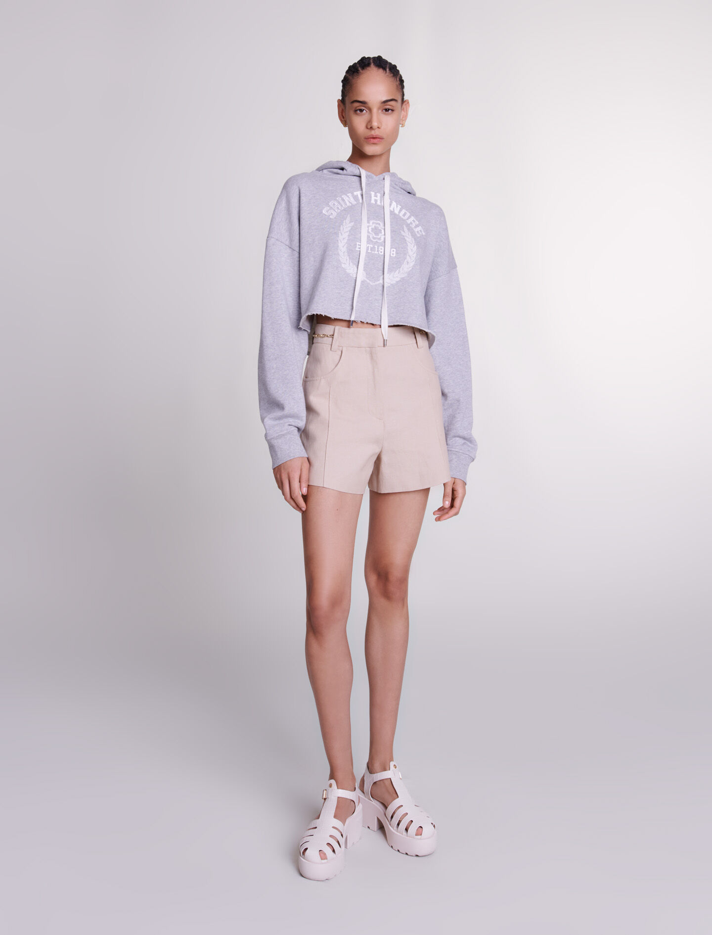 Cotton Rib Line Shorts/Green｜PERVERZE | パーバーズの公式