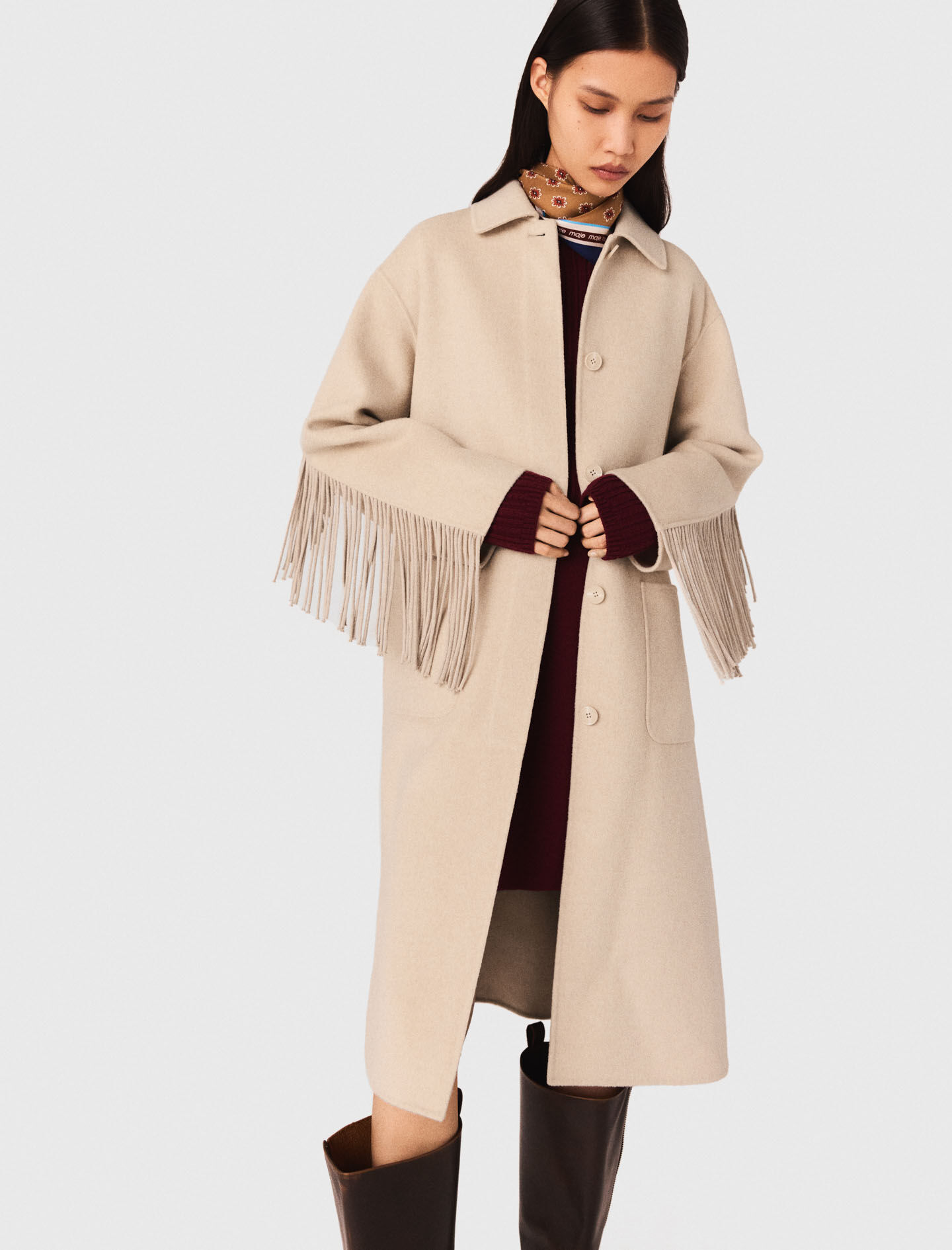 ＊minna＊randeboo Basic wool long coat Amazon.com: tuduoms Winter Coats Women's Vintage Elegant