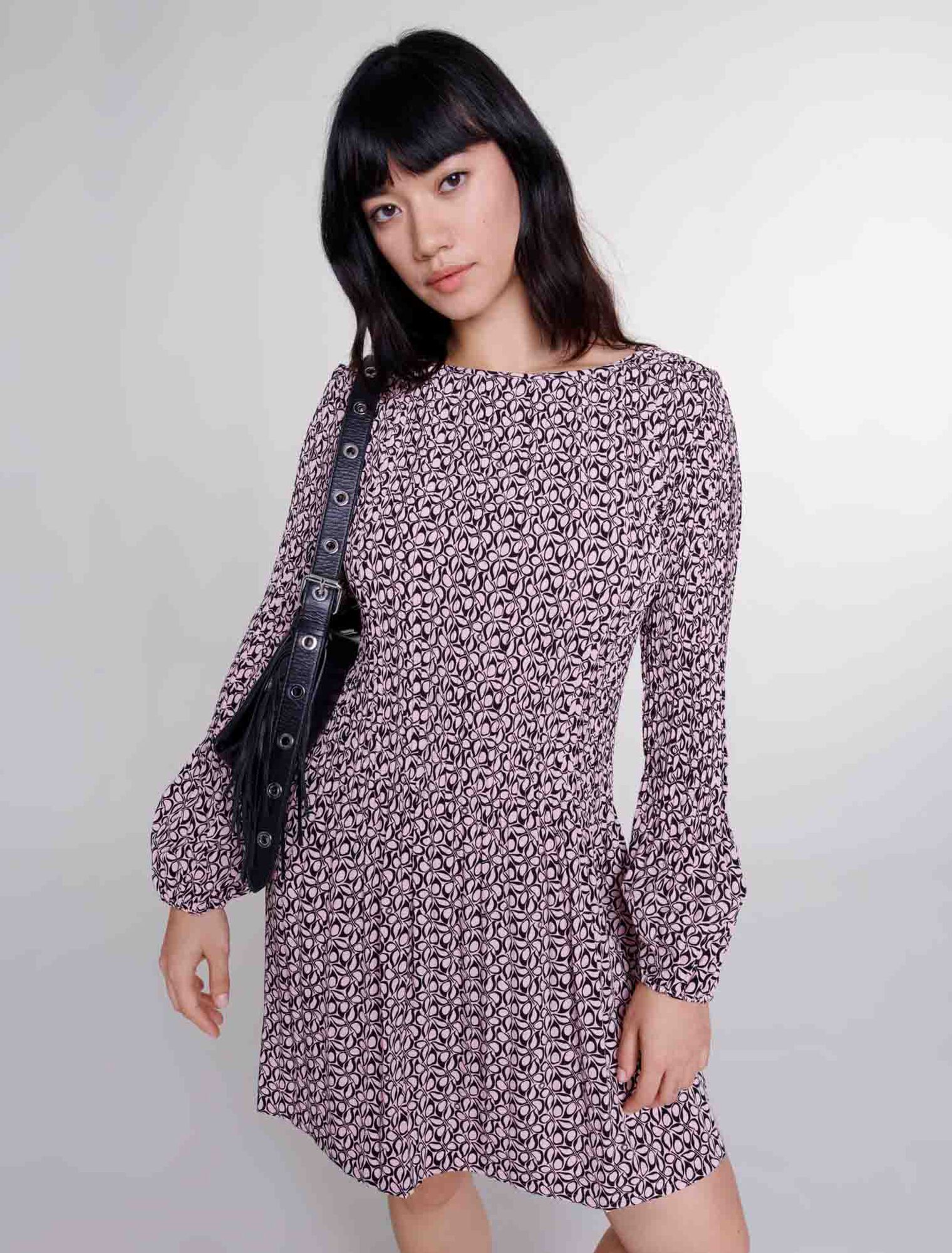 Short patterned dress