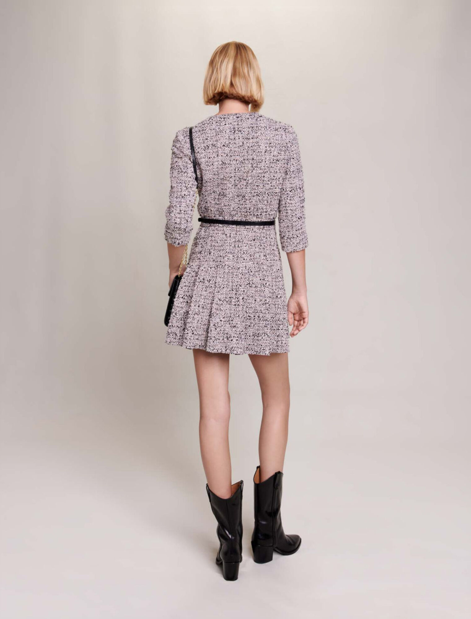 Short tweed dress