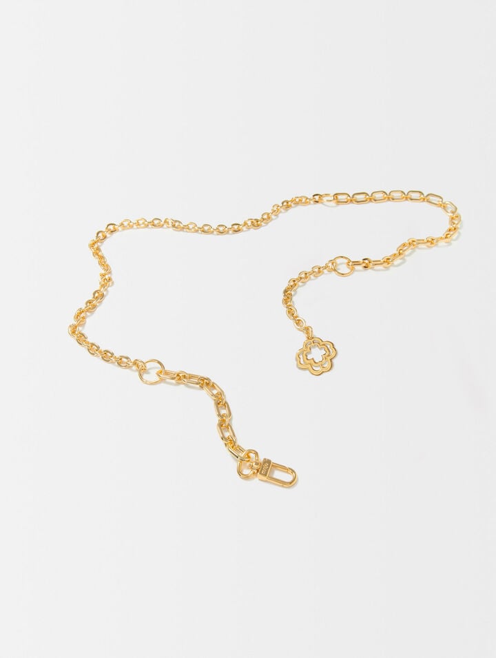 Clover logo chain belt