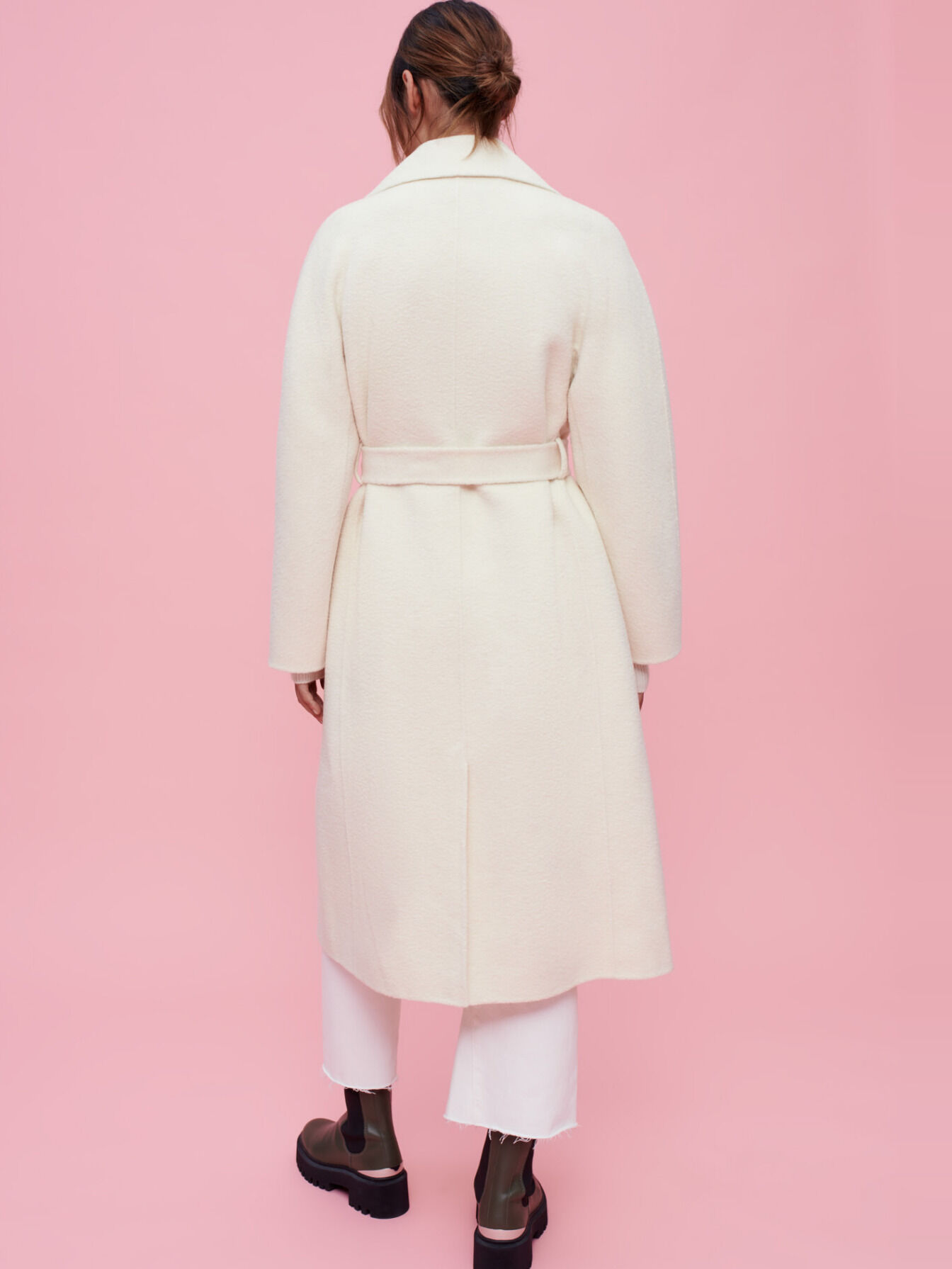 Maje pink coat hot sale