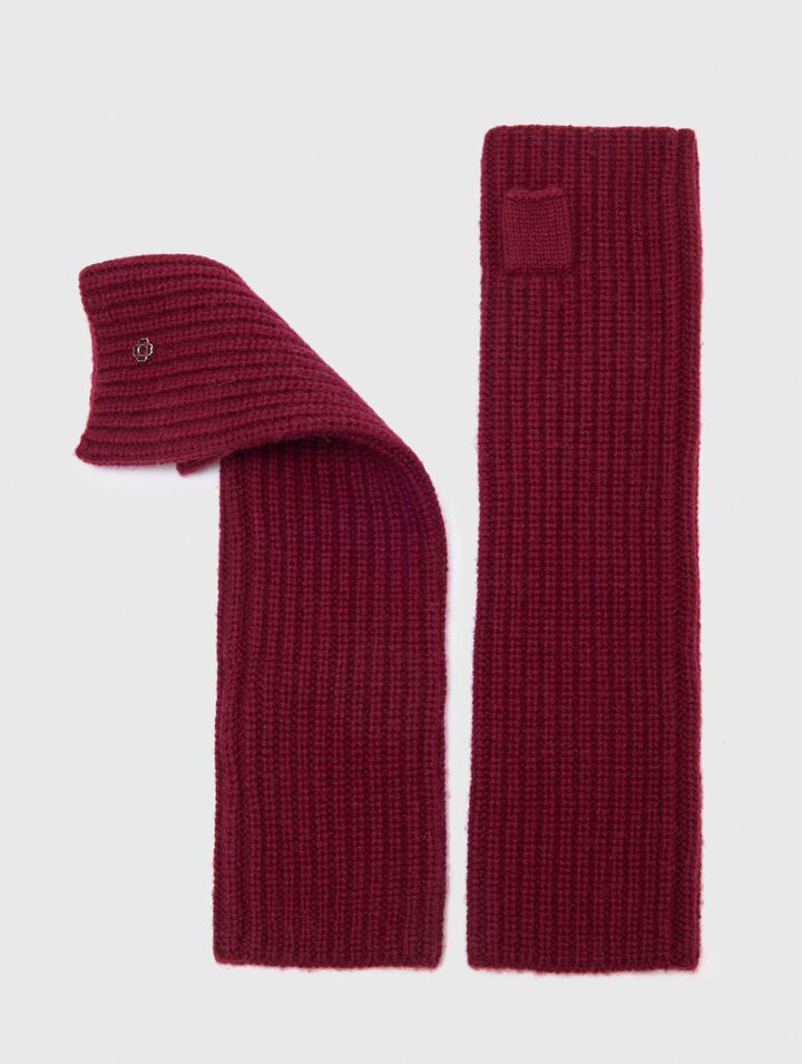 Wool and cashmere mittens