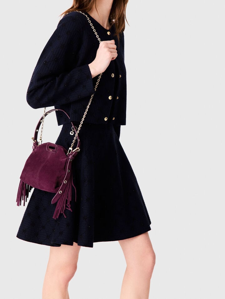 Miss M micro suede bag